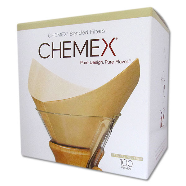 Chemex Bonded Natural Brown™ Square Coffee Filters