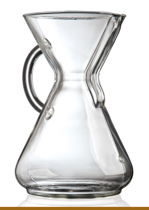 CHEMEX Eight Cup Glass Handle Series Coffeemaker
