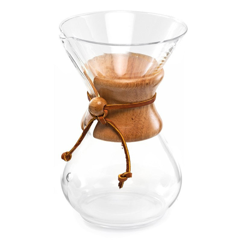 CHEMEX Six Cup Classic Series Glass Coffeemaker