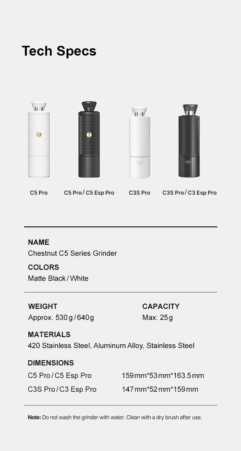 Timemore C5 Pro Manual Coffee Grinder