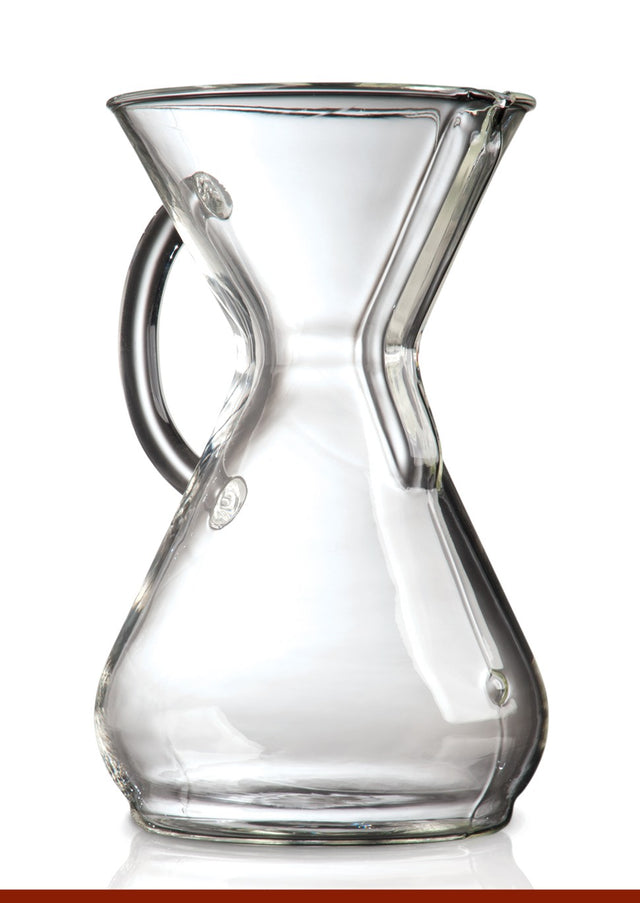 CHEMEX Eight Cup Glass Handle Series Coffeemaker