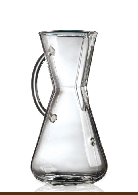 CHEMEX Three Cup Glass Handle Coffeemaker