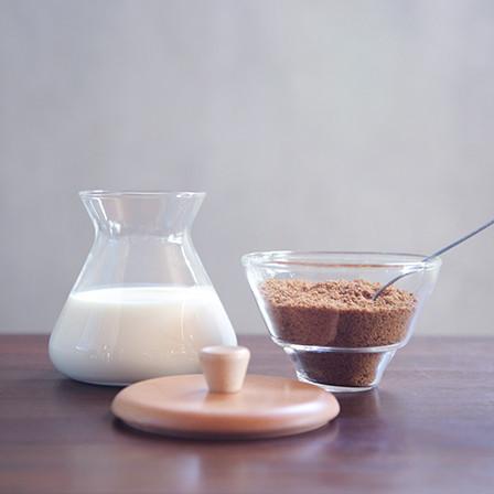 Handblown Cream and Sugar Set